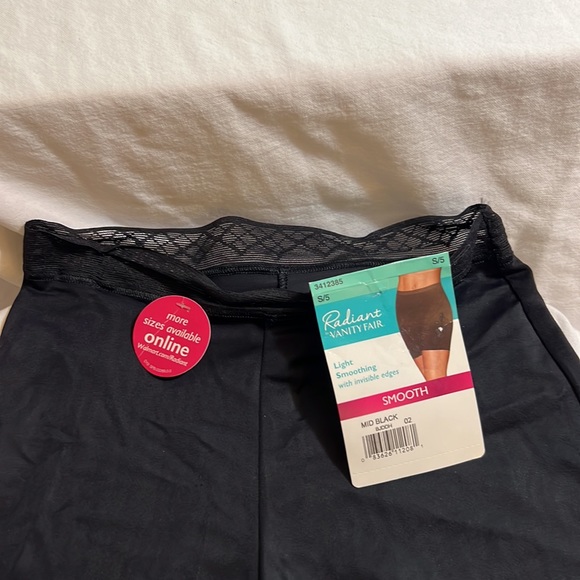 NEW Radiant by Vanity Fair Women's Invisible Edge Smoothing Slip Short Small/5 - Picture 4 of 4